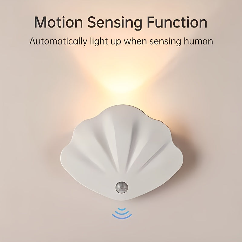 Motion Sensor Wall Light with Adjustable Brightness and 3 Color Options