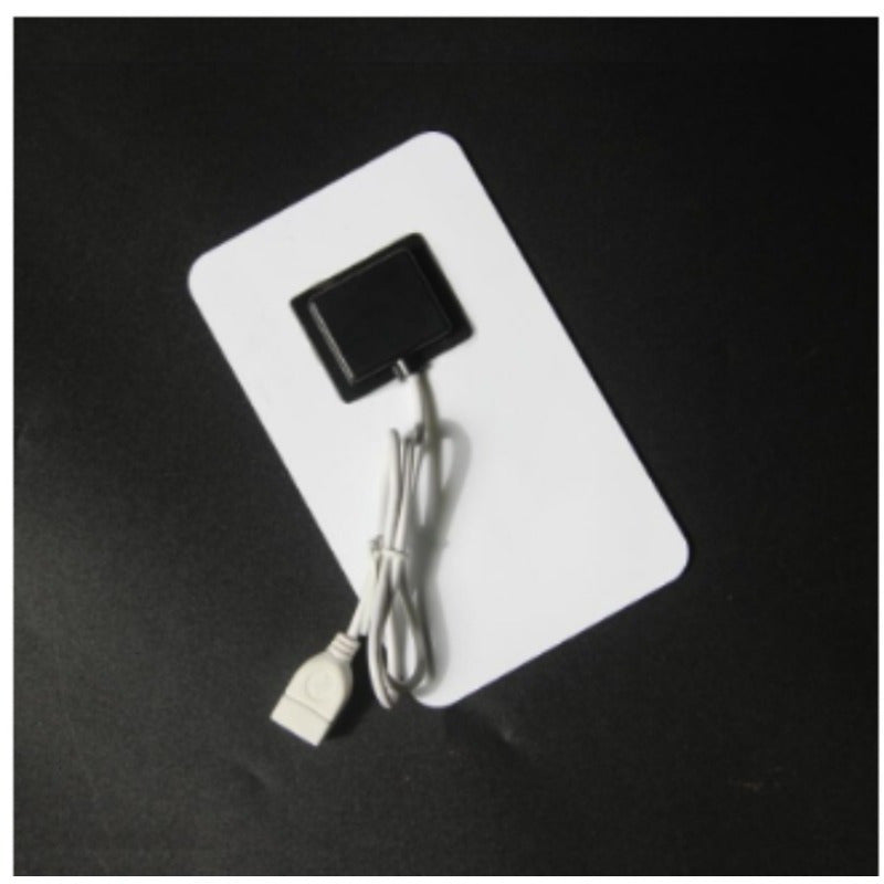 Portable Solar Panel Charger for Camping Travel Emergency USB Power Bank White