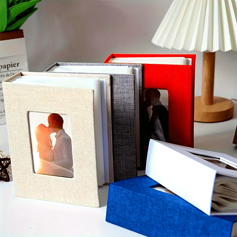 Fabric Photo Album 6 Inch Fits 100 Photos Wedding Anniversary Gift