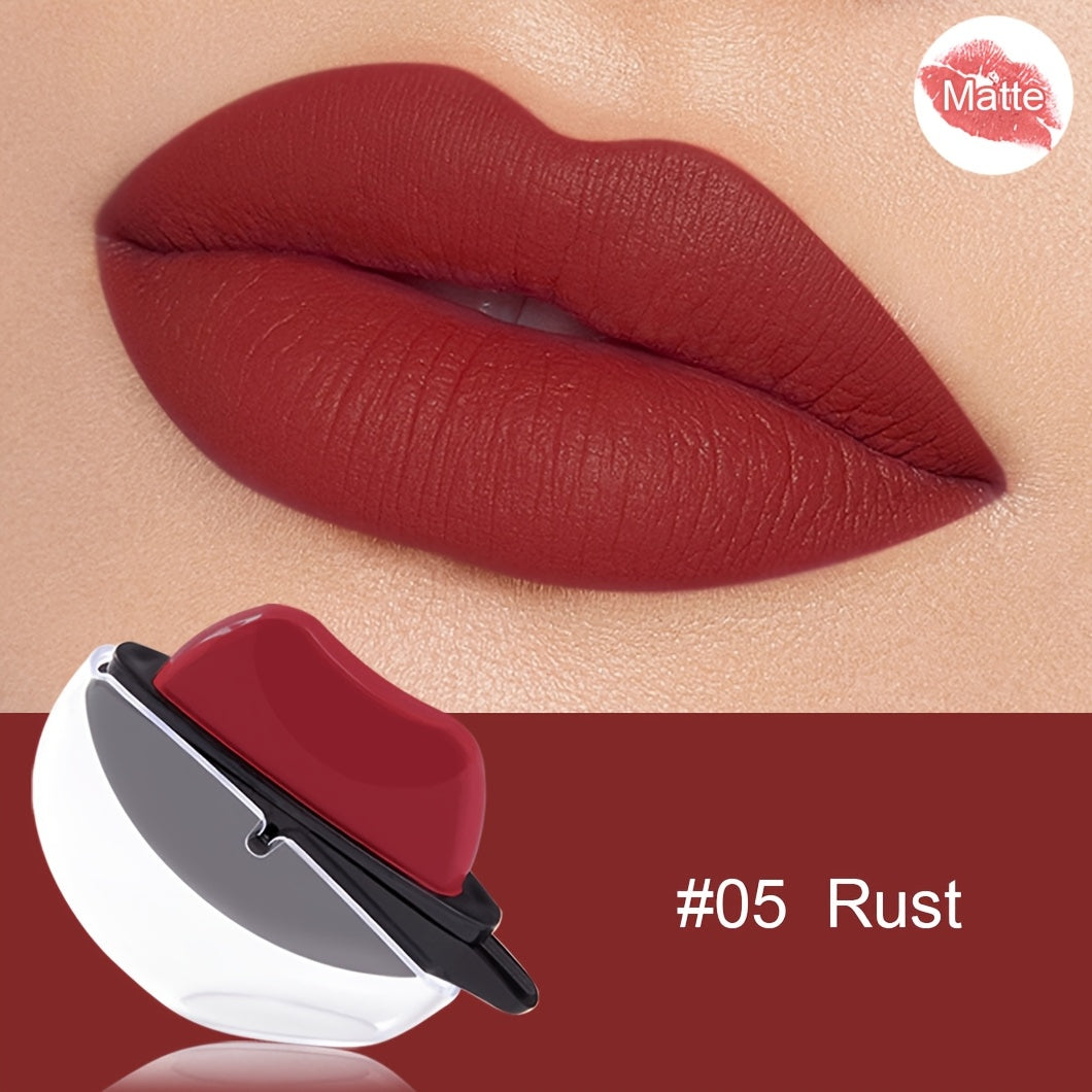 Matte Lipstick Paste for Adults Long-Lasting Moisturizing in Berry Pink Red Shades
