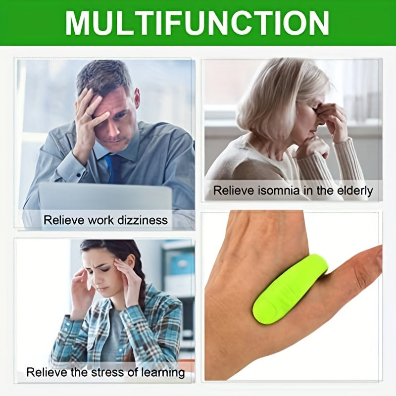 Drug-Free Headache Relief Tool Acupressure Clip for Migraine Tension Pain