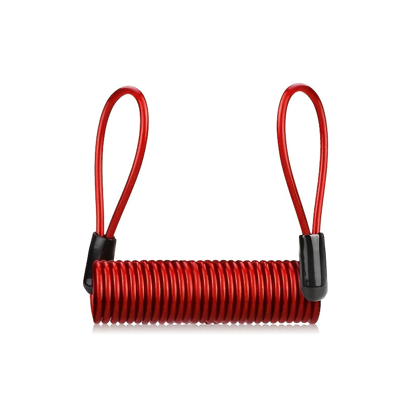 Motorcycle Disc Brake Lock Anti-Theft with Reminder Rope