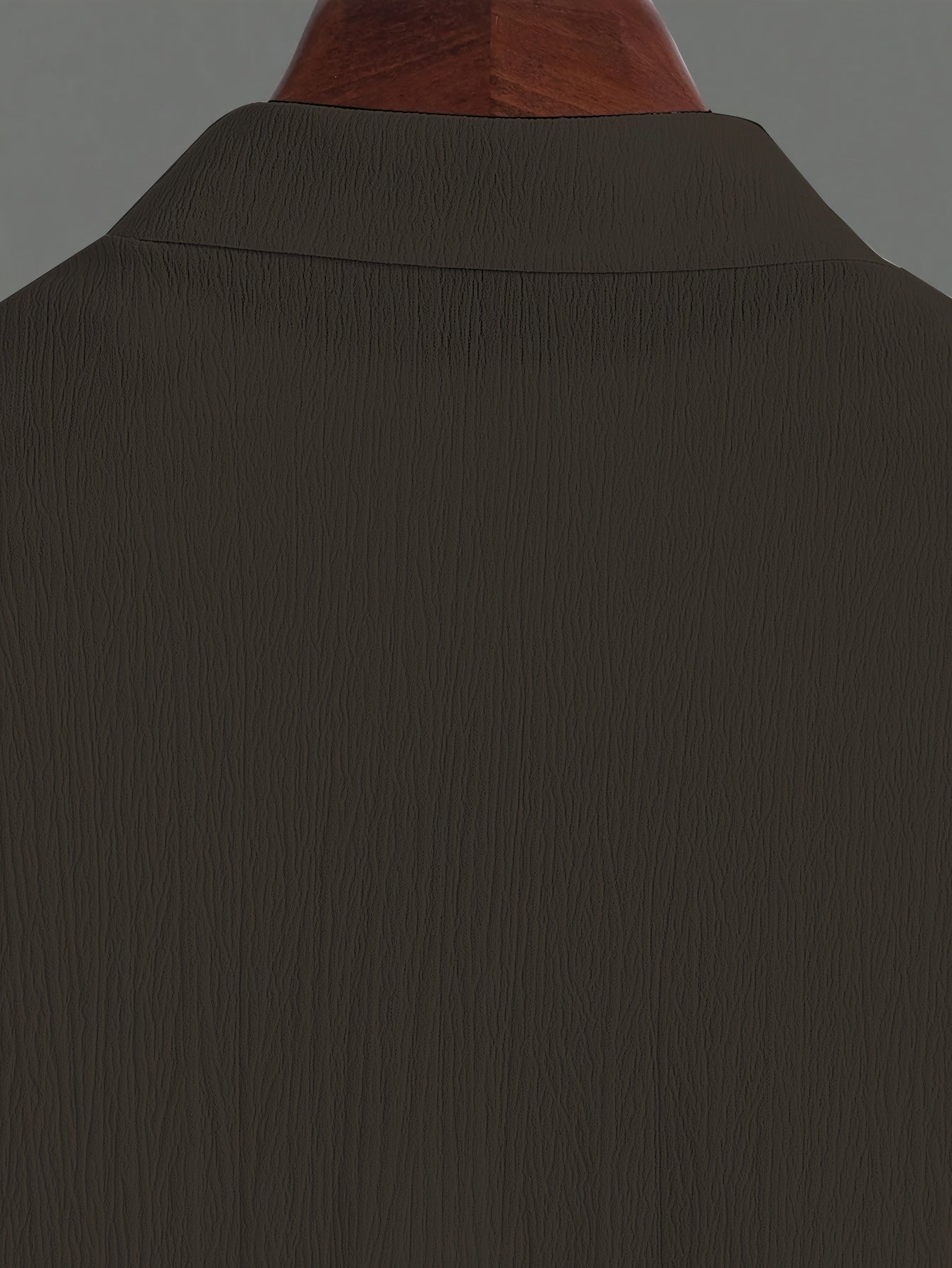 Men's Plus Size Casual Outfit Set Long Sleeve Button-Up Shirt and Pants with Pockets