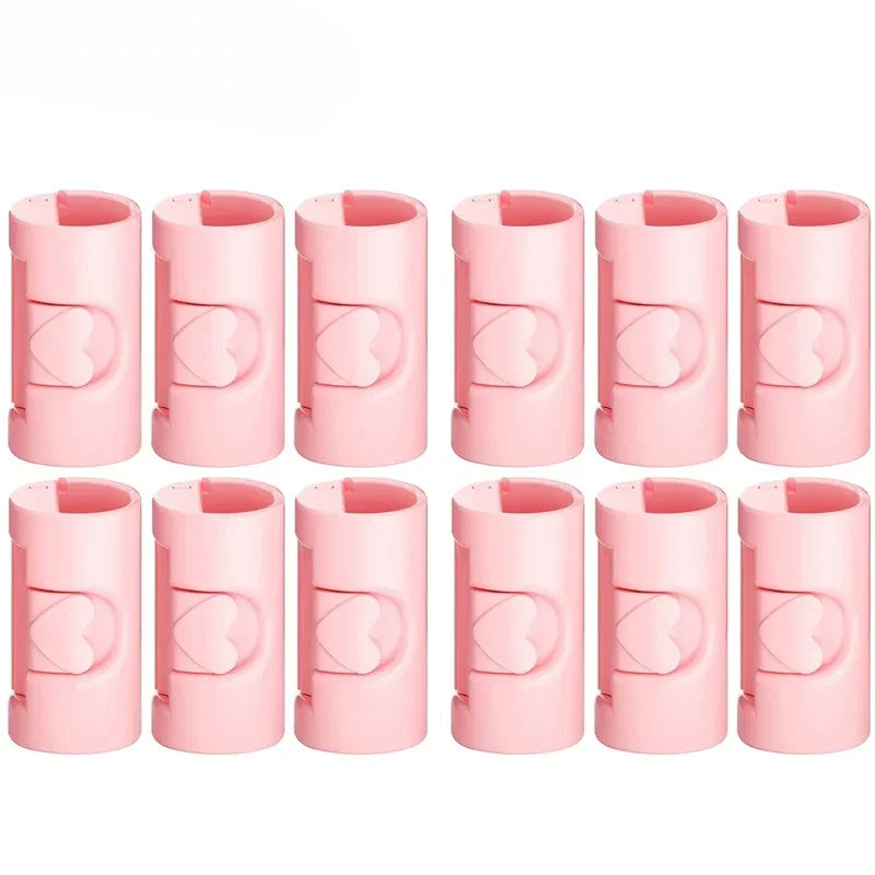 Set of 6 or 12 Plastic Bed Sheet Clips Non-Slip Quilt Curtain Fasteners