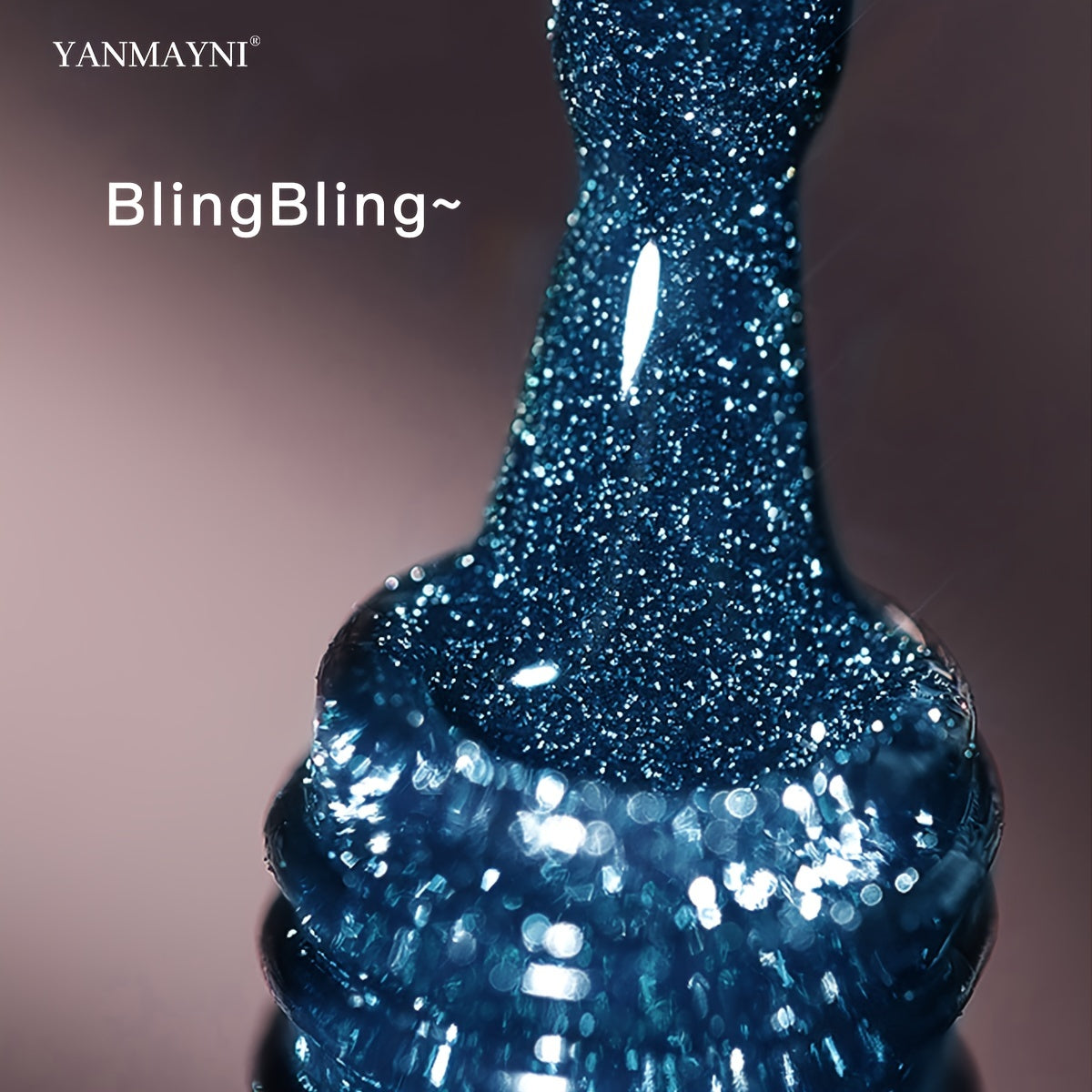 Sparkling Reflective Glitter Gel Nail Polish Disco DJ Style Fragrance-Free 7.5ml