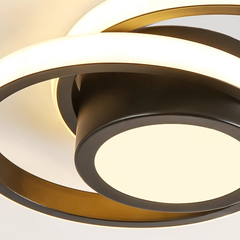 Zamonaviy LED shift chirog'i, qora dizaynda, ikki yorug'lik manbai bilan. Energiya tejovchi va mustahkam, yotoqxona, hammom va oshxona uchun mos. Keng voltaj diapazoni, 3 rangli xususiyatlarga ega.