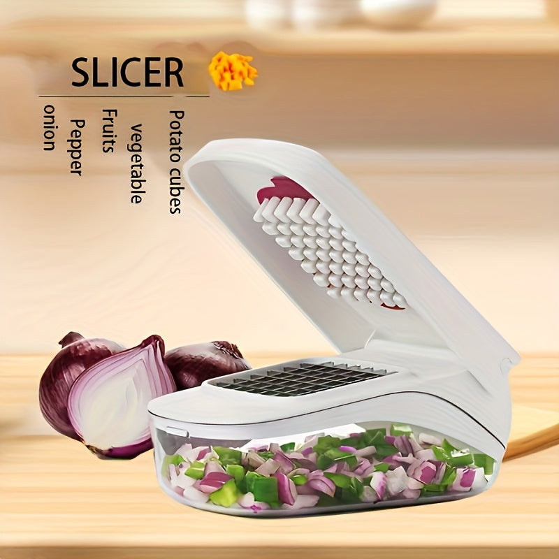 Kitchen Slicer for Vegetables Fruits and Onions Durable Plastic No Electricity