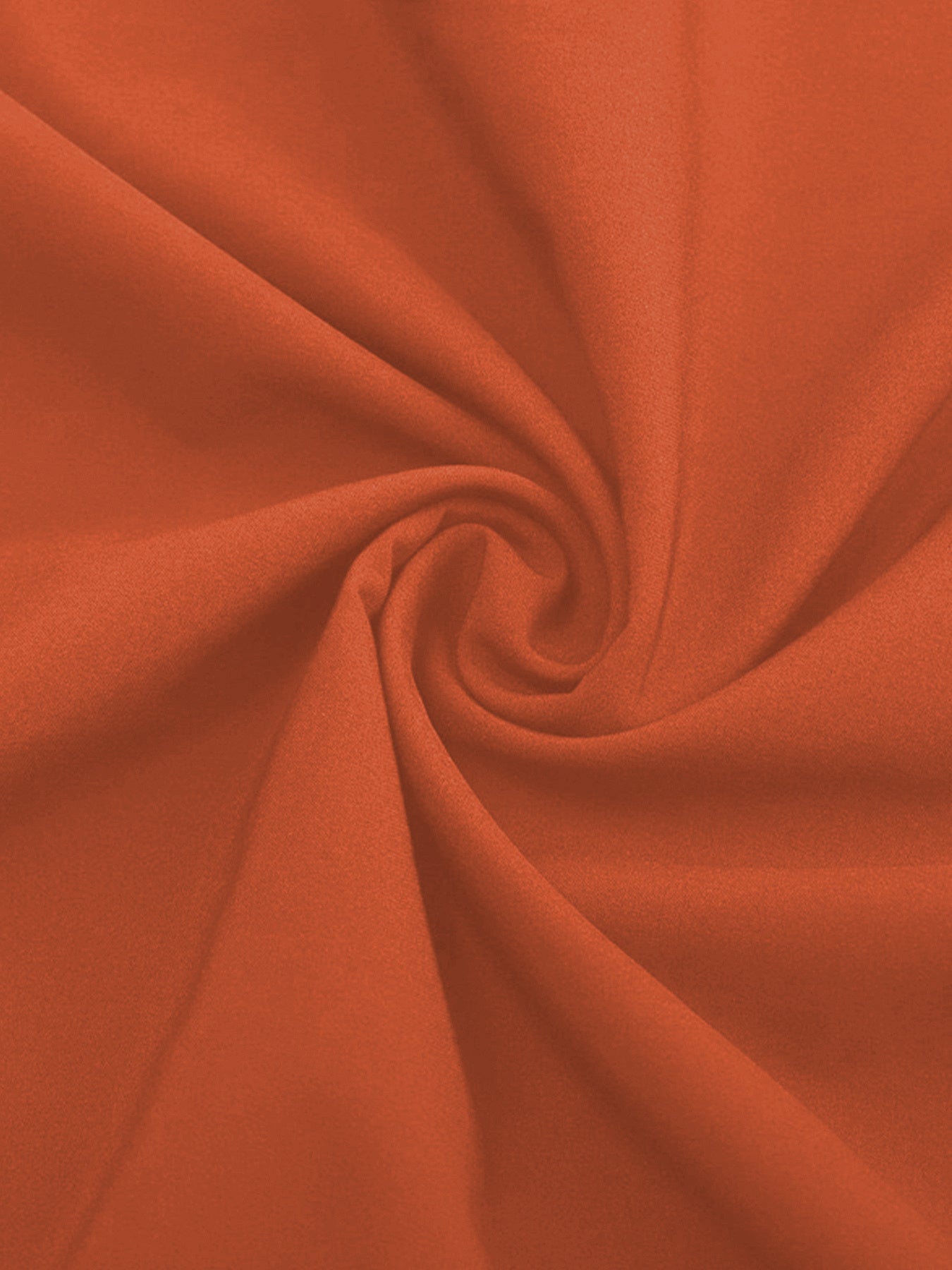 Women's Plus Size Wide Leg Pants Faux Drawstring Solid Orange High Waist