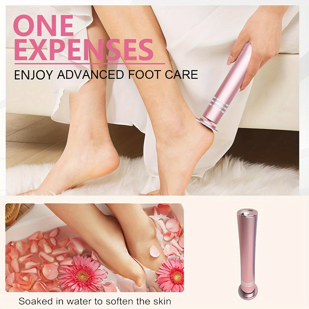 Rechargeable Electric Foot File with USB Charging and Replaceable Sanding Disc