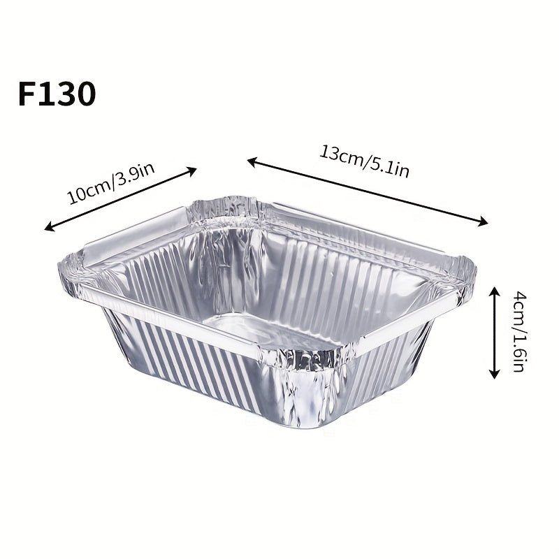 50 Pack Aluminum Foil Steam Table Pans Deep Food Storage and Prep