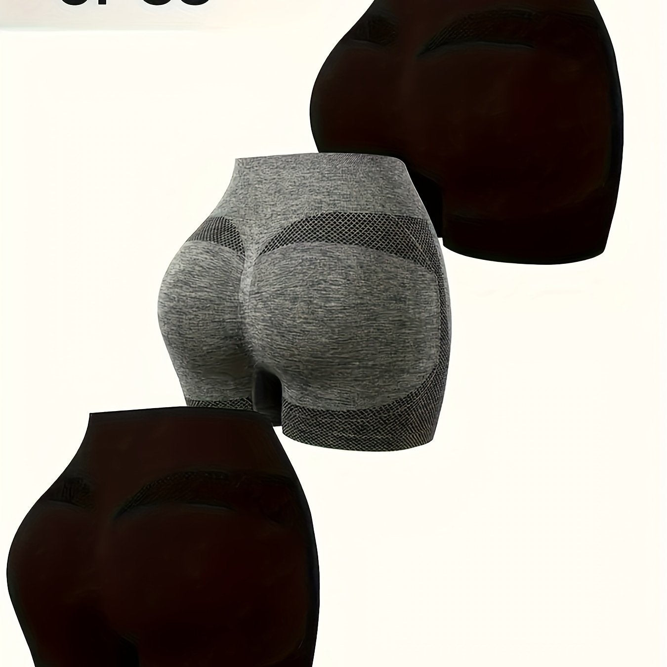 Women's 3-Piece Yoga Pants Set High Waist ABS Stretch Leggings Casual Pants Stripes