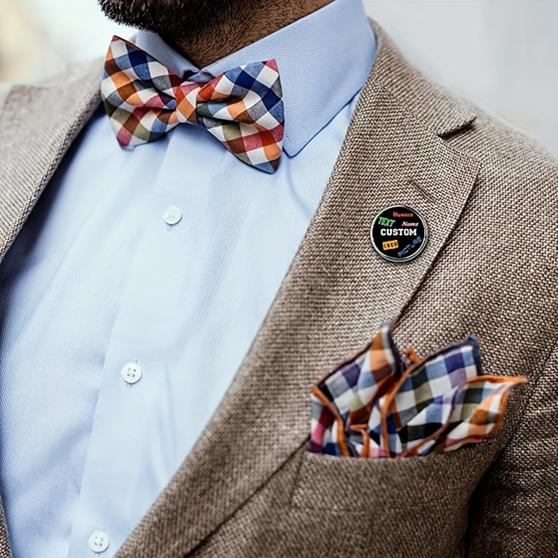 Personalized Enamel Brooches and Badges with Photos for Gifts and Celebrations