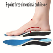 Unisex Arch Support Insoles Breathable Shock Absorbing Moisture-Wicking