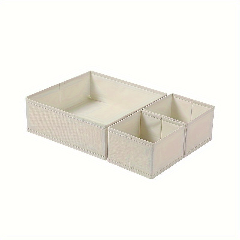 Juego de 6 divisores de tela para cajones para organizadores de armario y almacenamiento en dormitorios