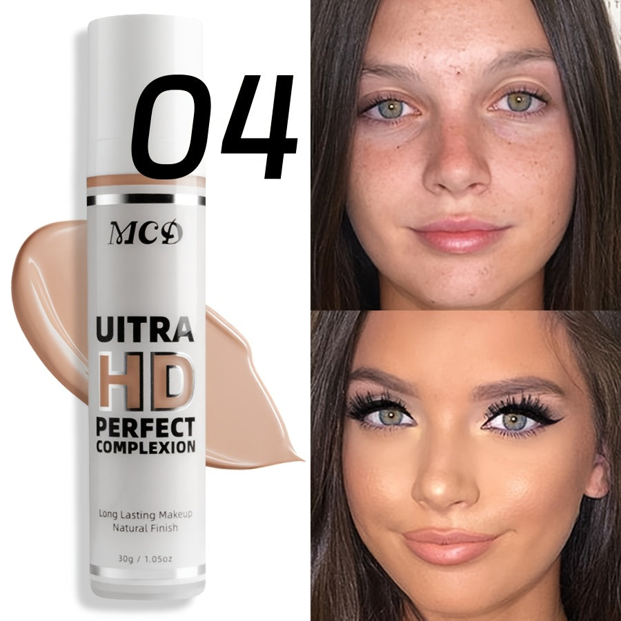 Women Full Coverage Concealer Waterproof Long Lasting Liquid Foundation for Dark Circles