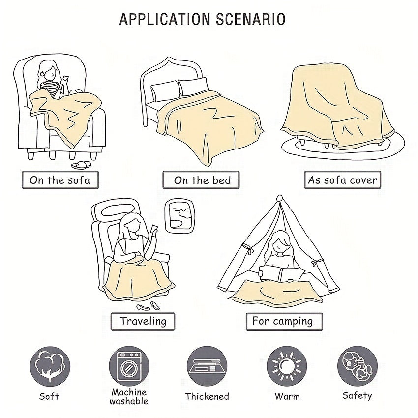 Soft Flannel Envelope Blanket for Mom Gift Warm Cozy Gift for Birthday Mother's Day Valentine