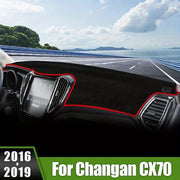 Car SUV Dashboard Sun Shade Mat Polyester UV Protection Left Drive