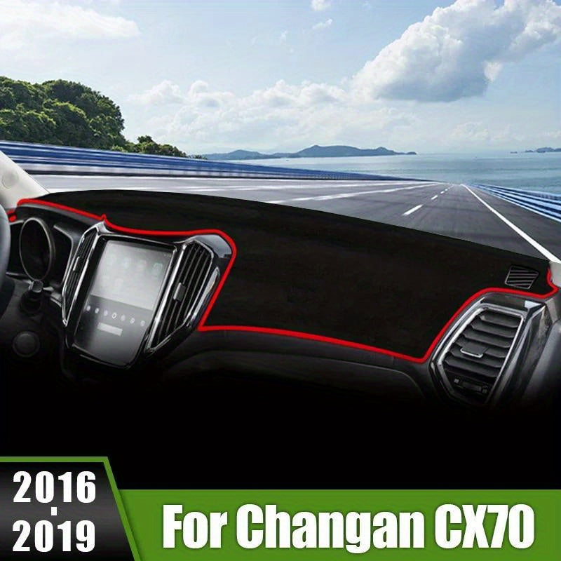 Car SUV Dashboard Sun Shade Mat Polyester UV Protection Left Drive