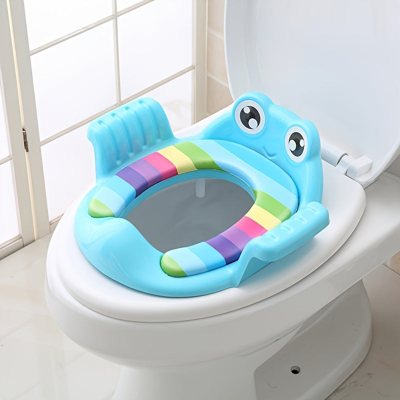 Potty Training Seat with Splash Guard and Non-Slip Mat Portable for Travel