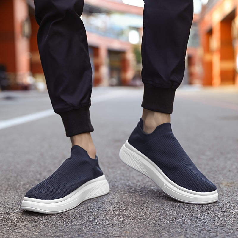 Men's Breathable Slip-On Sneakers for Casual and All-Season Wear