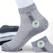 Men's Summer Socks 3 Pairs Breathable Anti-Odor Sweat-Absorbing Cotton