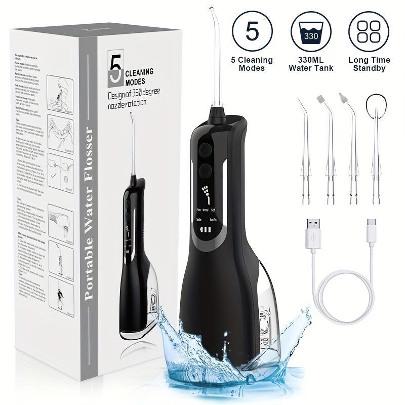Kattalar uchun portativ suv tozalash qurilmasi, USB bilan qayta zaryadlanadigan, 5 ta rejim, 4 ta shish