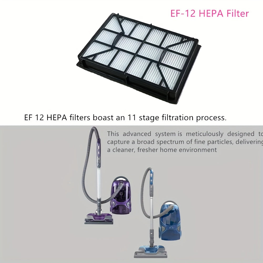 Kenmore Canister Vacuum'ingizni Premium EF-12 HEPA Filtr O'zgartirish (62731, 52731, 81615, 81614, BC4026) bilan yangilang, bu havoning sifatini yaxshilaydi va nozik zarrachalarni samarali ushlaydi. Ushbu filtr #591021101 modellari bilan mos keladi.