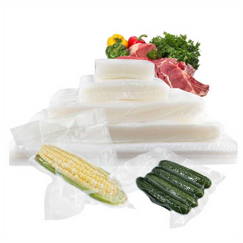 Qayta ishlatiladigan oziq-ovqat saqlash vakuumli qoplar 100 ta paket, yangi saqlash va tartib uchun