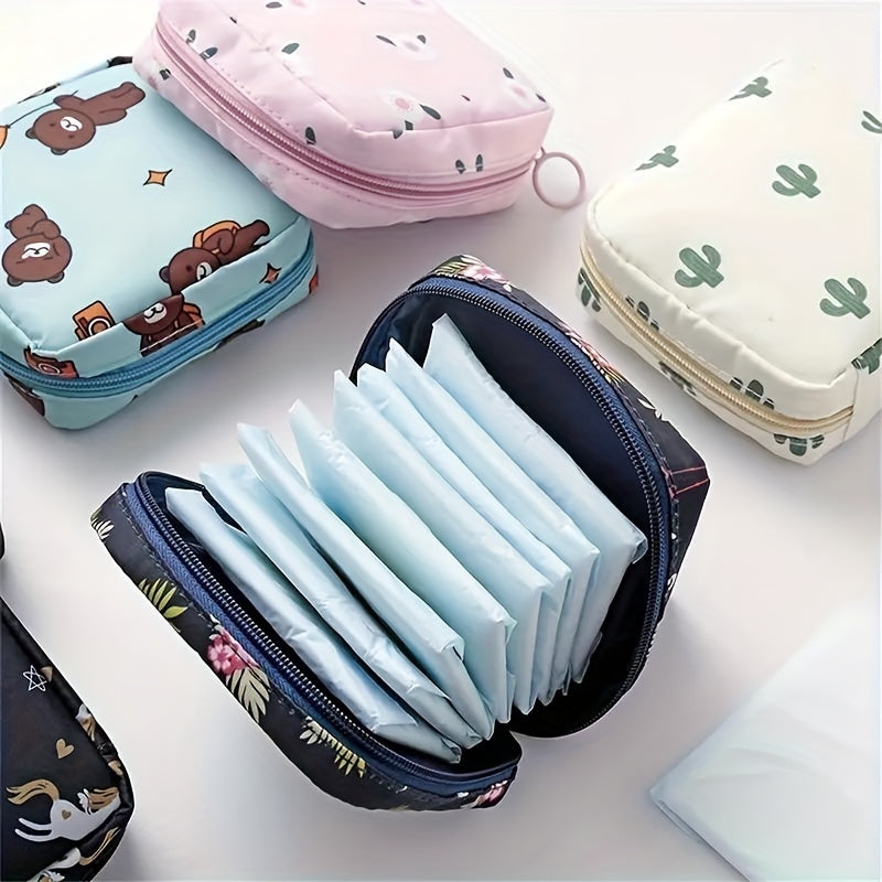 Travel Waterproof Polyester Toiletry Bag for Skincare Makeup Storage