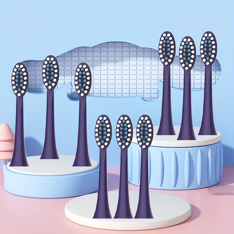 Electric Toothbrush Replacement Brush Heads for Adults, 3-9 Colors