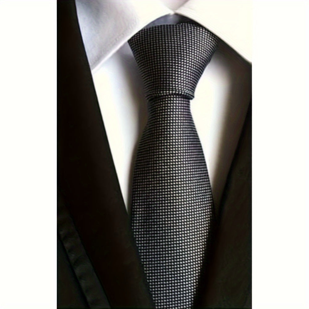 Ofis, rasmiy, kundalik va to'y uchun turli rangdagi 6 ta erkaklar klassik kravati to'plami