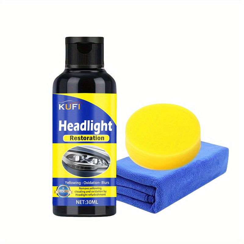 Motorcycle Headlight Restoration Kit No Sanding Oxidation Removal