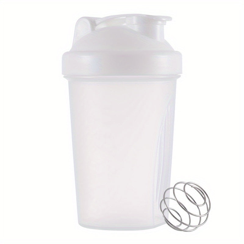 Multicolored Plastic Shaker Cup 13.5oz with Stirring Ball for Fitness and Workouts