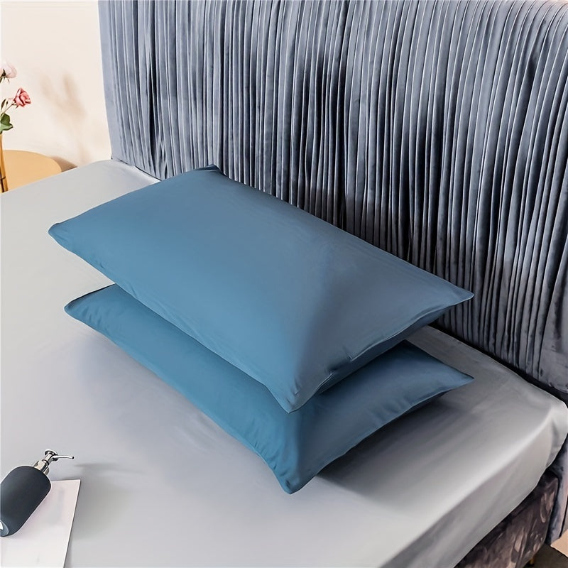 Polyester Pillowcases Set for Bedroom Breathable Soft Skin-Friendly