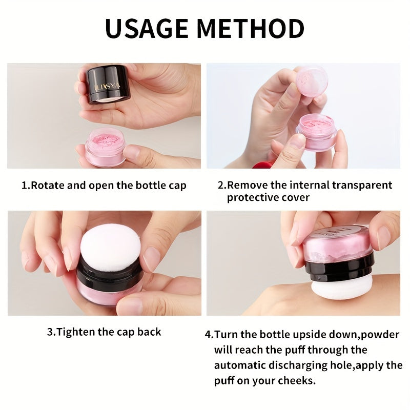 Soft Face Blusher Powder Cheek Rouge for Nourishing Nude Makeup