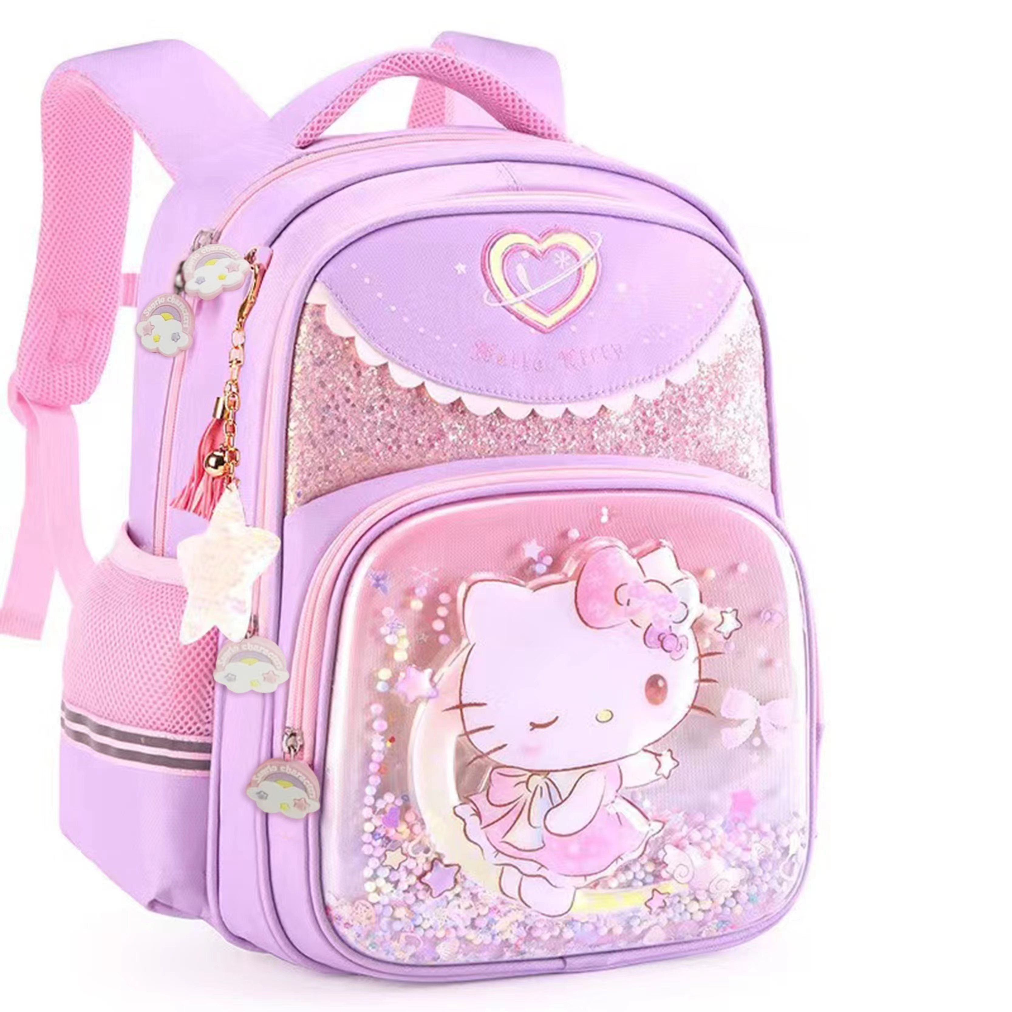 Kids School Backpack for Girls Lightweight Toddler Primary School Bag for First and Second Grade
