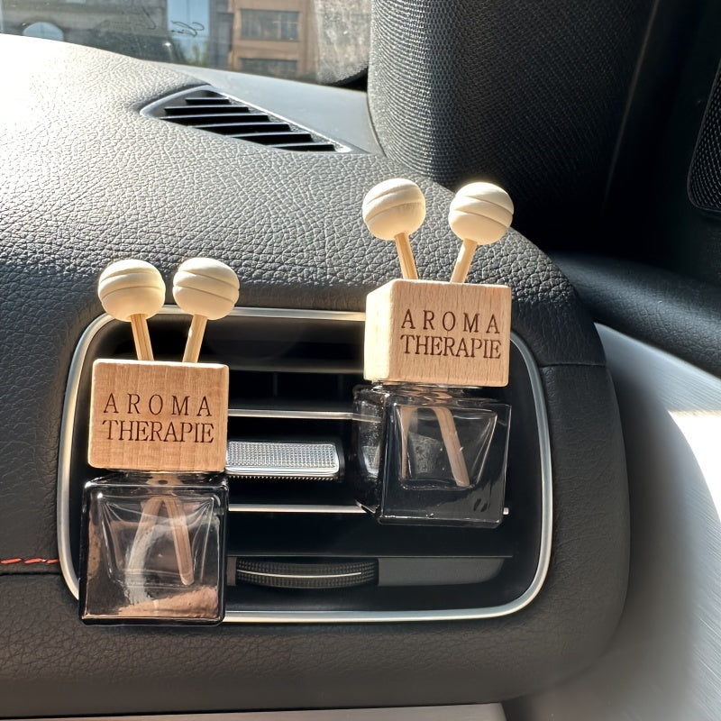Women Car Air Outlet Perfume Bottle Clips Interior Accessories 2pcs