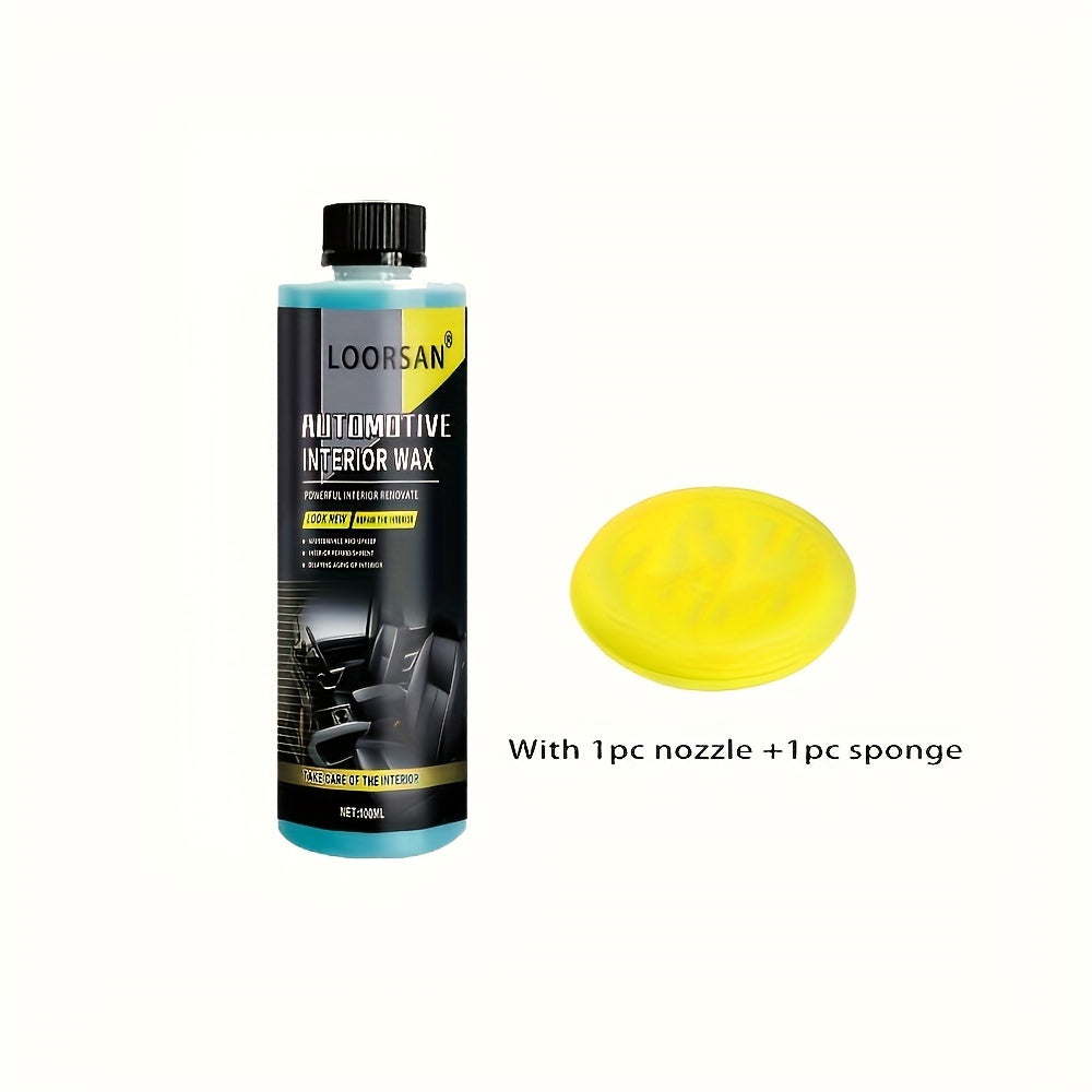 Auto Interior Restorer for Plastic and Faux Leather, Quick Polishing