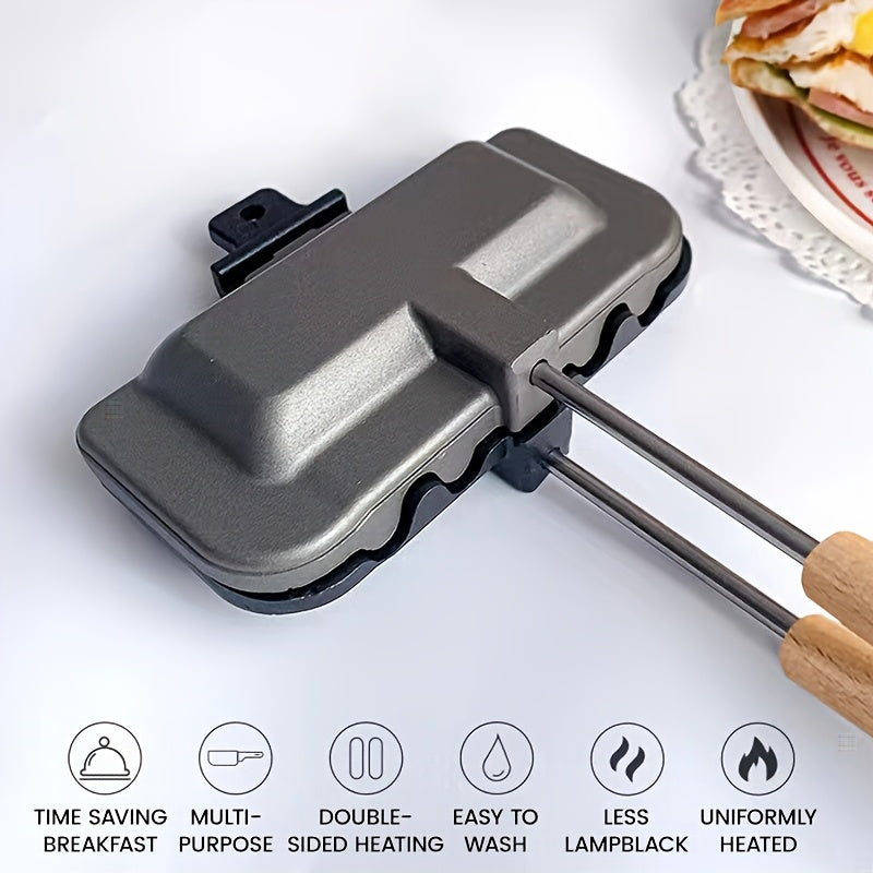 O'ziga xos bo'lmagan va ikki tomonlama bo'lakli, non-stick bo'lib, tuxum va vafli kabi nonushta taomlariga mos bo'lgan ajraladigan sendvich tayyorlagich. Alüminiy alloydan tayyorlangan.