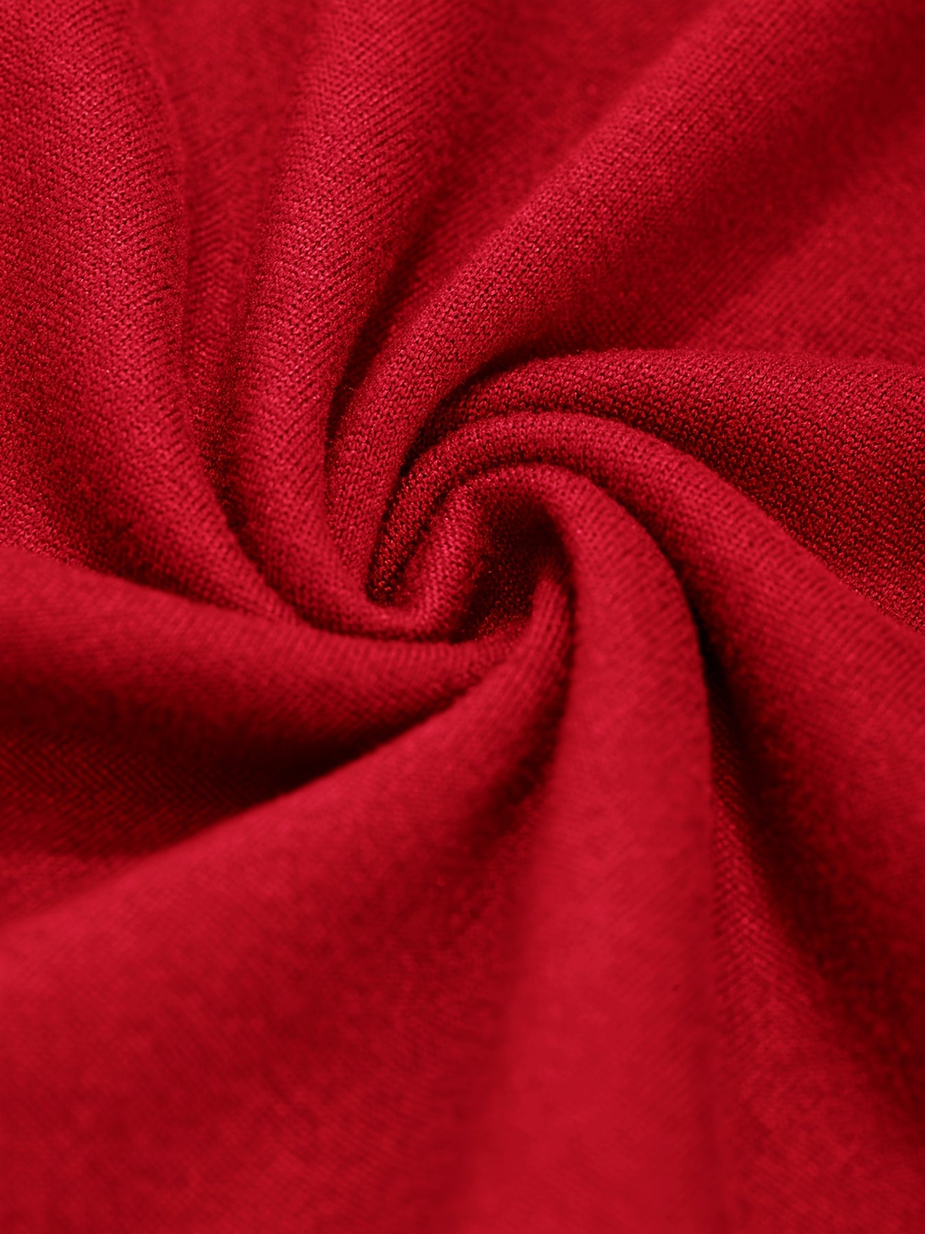 Women's Plus Size V-Neck Jumpsuit with Pockets, Wide Leg, Solid Red