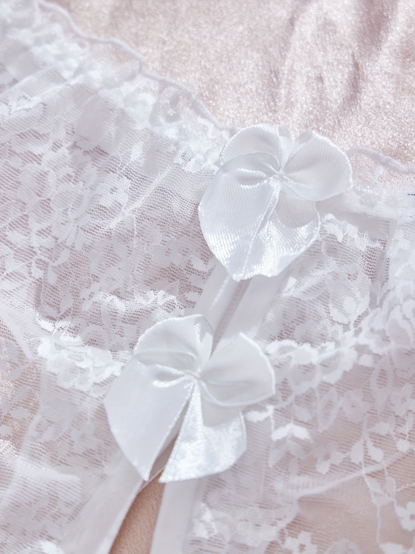 Women's Lace Bow Briefs Sexy Comfortable Underwear