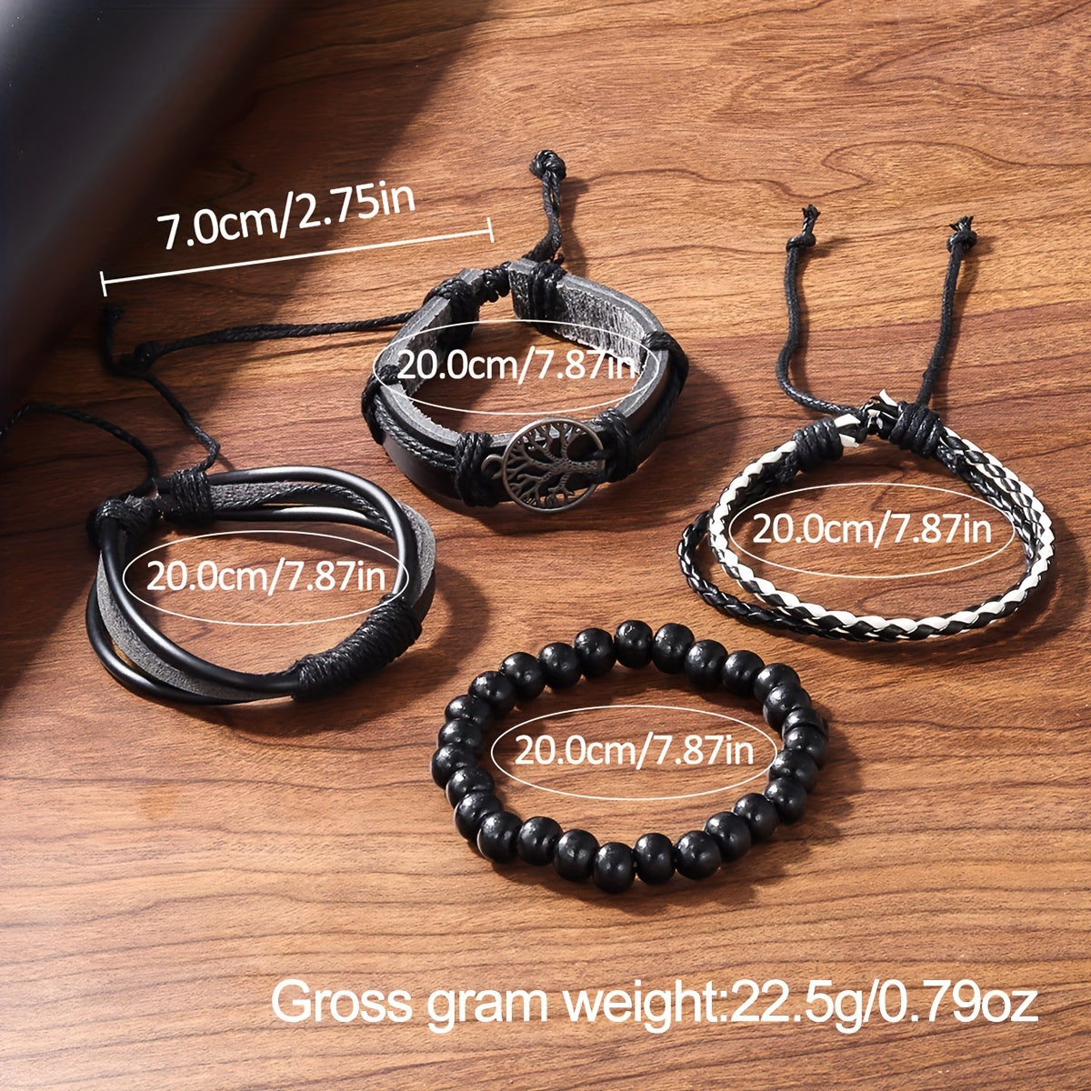 Men Women Business Sports Quartz Watches Set with Tree of Life Bracelets