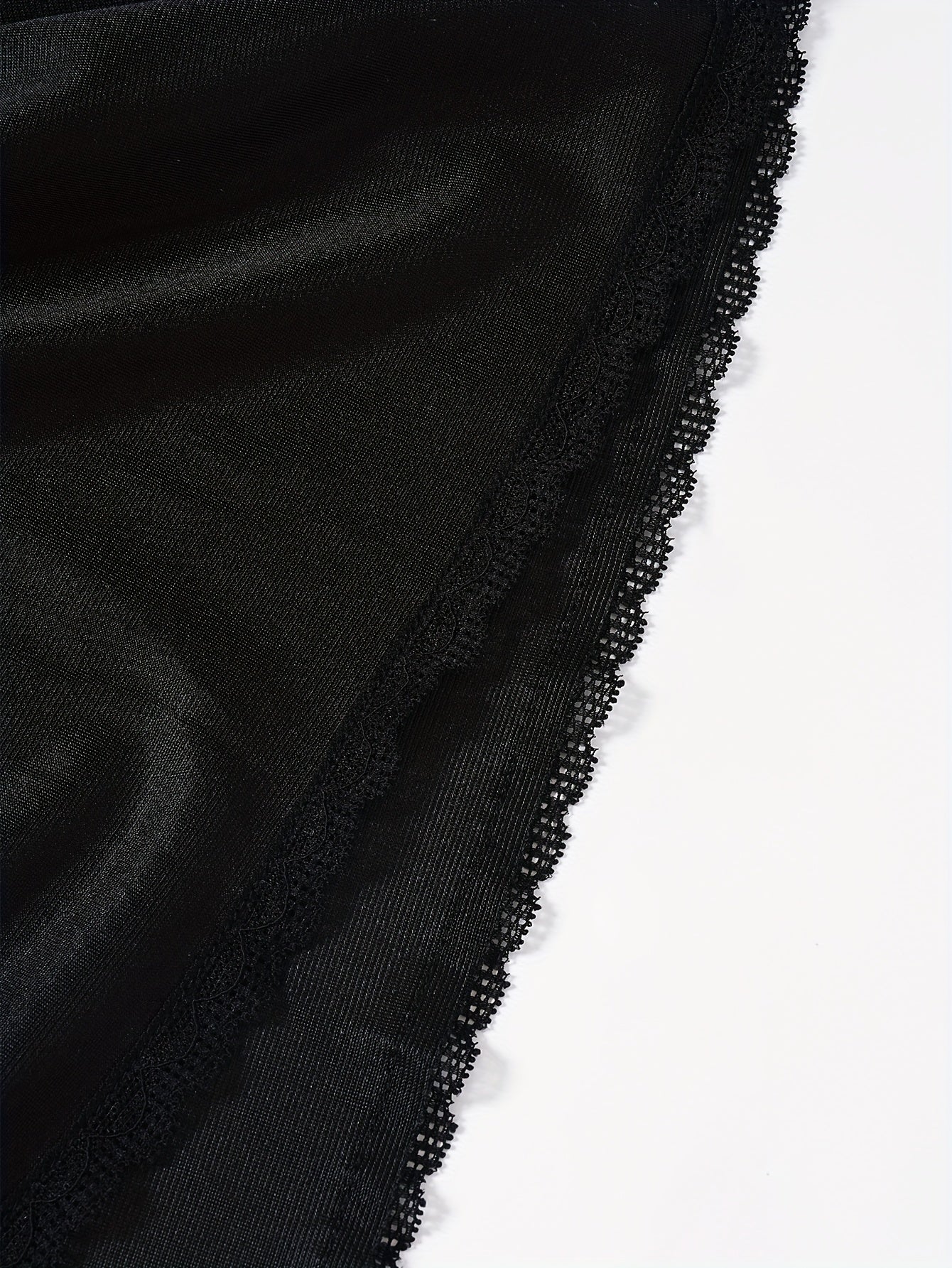 Women's Lace Patchwork Mid-Length Skirt Anti-Transparent Casual Skirt