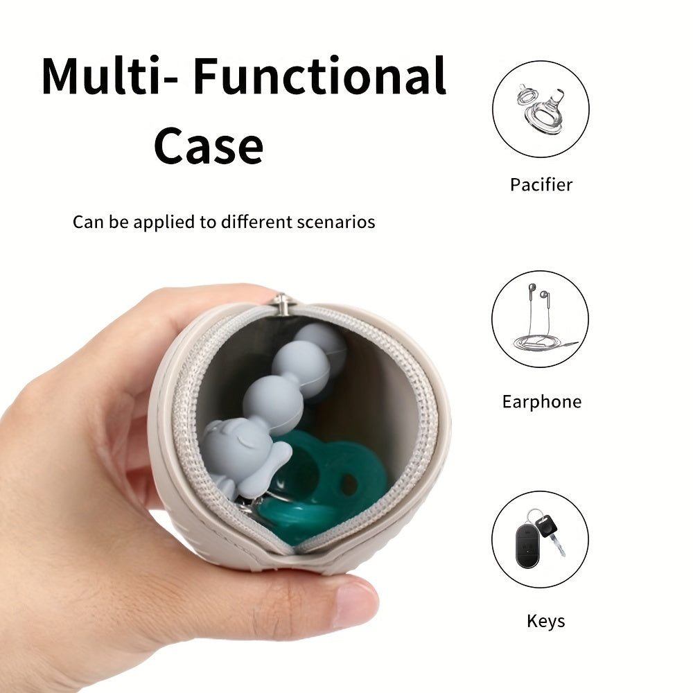 Sujetador de chupete de silicona para bebés de 0-3 años, no tóxico, seguro, organizador de juguetes mordedores