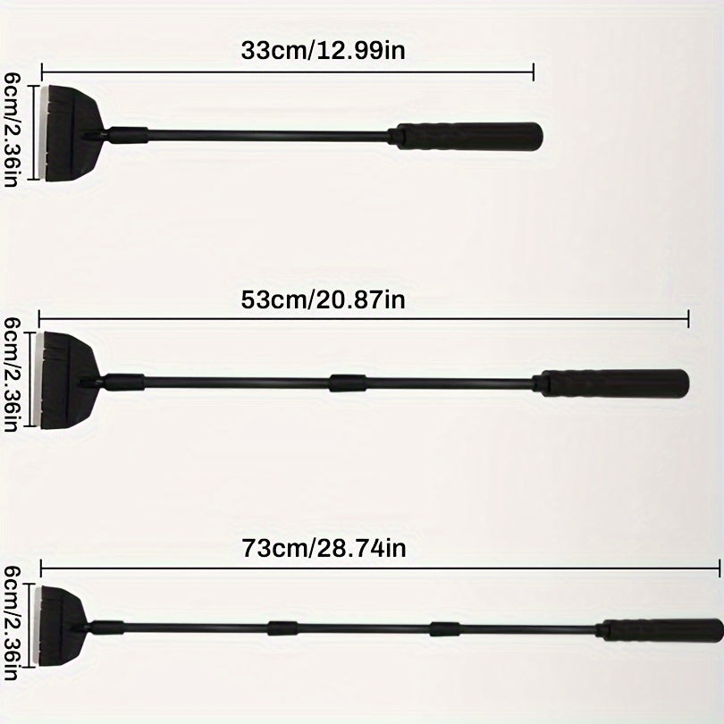 Aquarium Glass Scraper with Stainless Steel Blade and PP Handle for Algae Removal