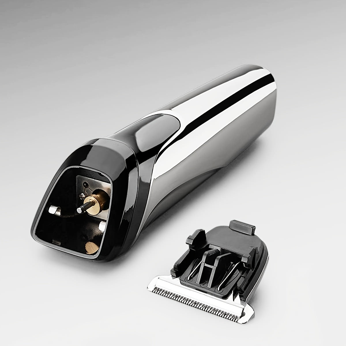 Мужской универсальный набор для ухода с беспроводным триммером для бороды, перезаряжаемым через USB и LED-дисплеем