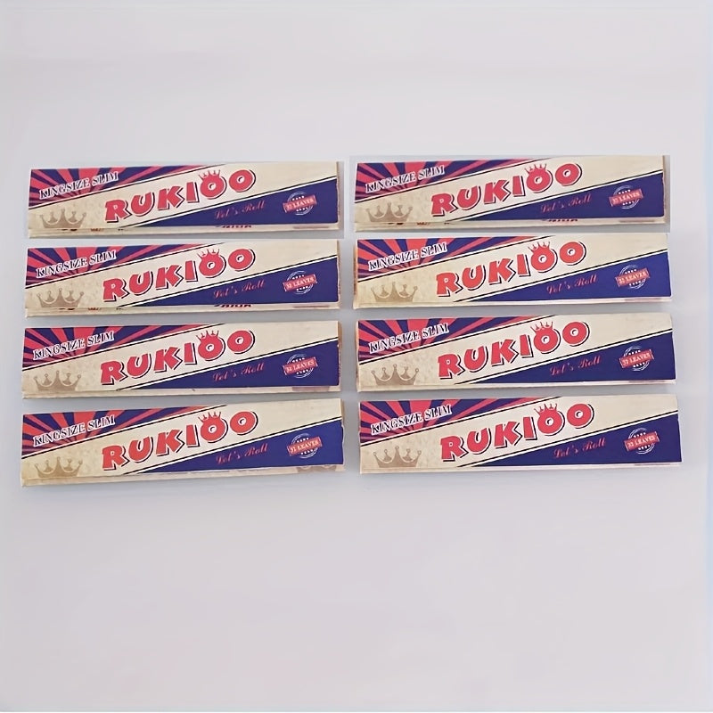 3/8 dona qog'oz rulonlari tabiiy tolqindan, ultra yupqa, sayohat uchun va sovg'alar uchun qulay