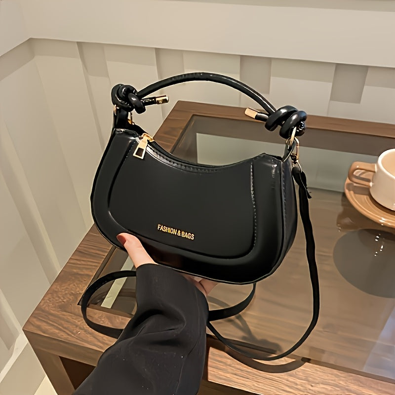 Ayollar uchun mustahkam PU mini yelka sumkasi, sozlanadigan kamar, zip yopilishi, polyester astar - kundalik foydalanish va partiyalar uchun ajoyib, turli ranglarda mukammal sovg'a tanlovi.