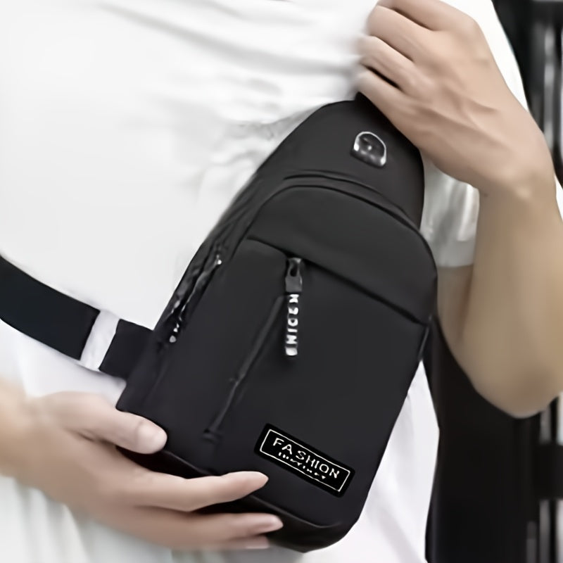 Women's Crossbody Bag Nylon Casual Lightweight Adjustable Zipper Closure Grey