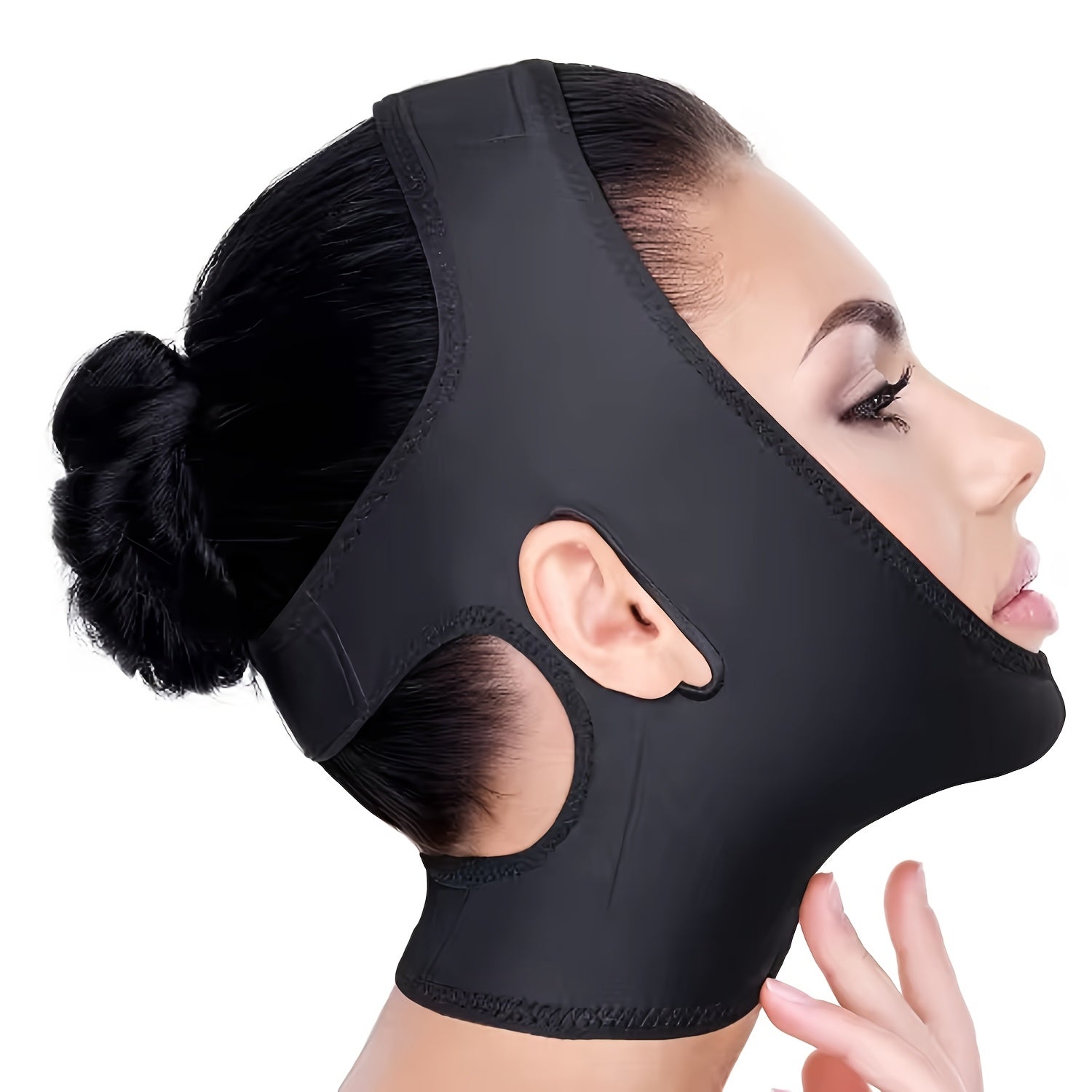 Hypoallergenic V-Line Face Shaping Strap for Lifting and Slimming Breathable Fabric